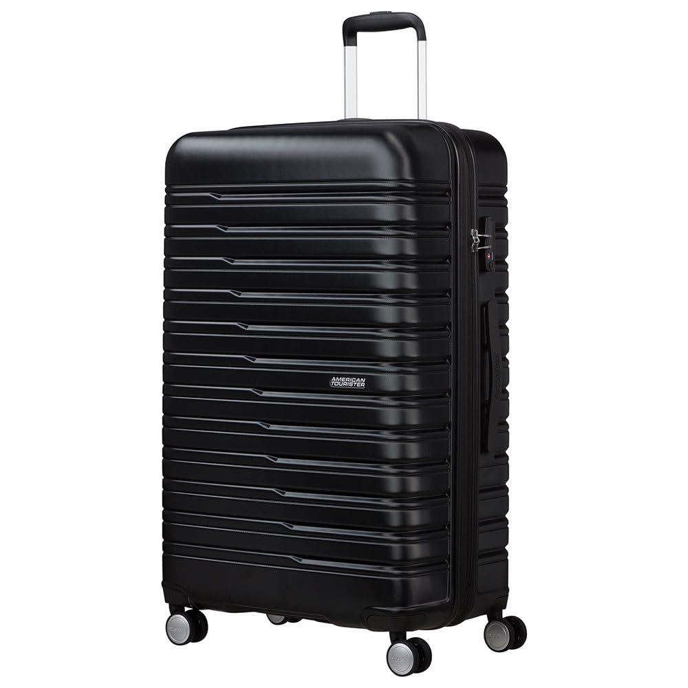 Amazon | American Tourister スーツケース・トロリー, ブラック